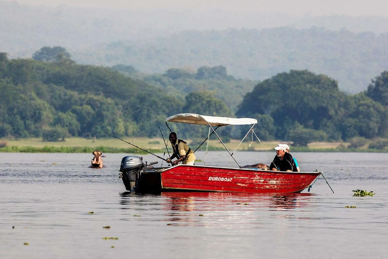 for flexibility - private boat fishing and safari in Uganda
