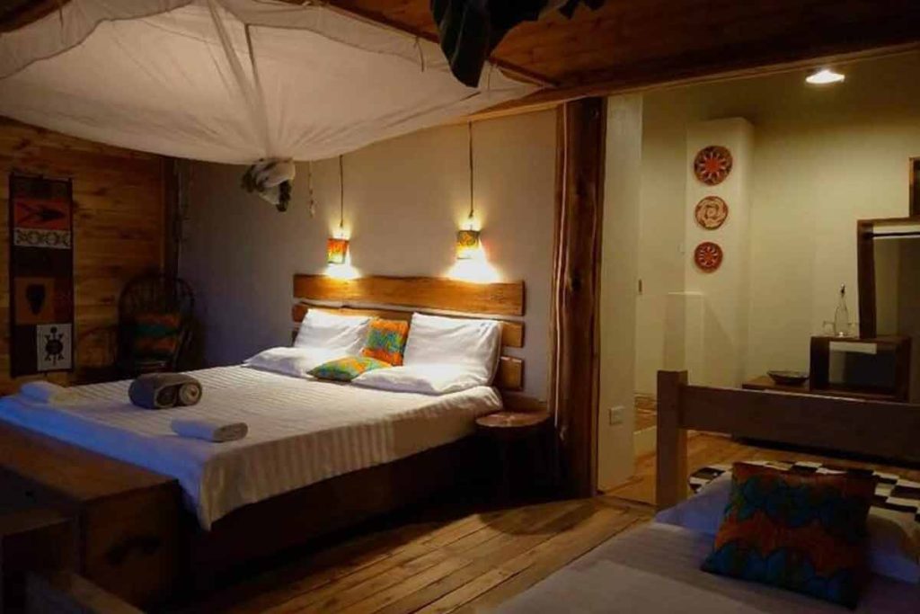 Mutanda lake resort accommodation in bwindi impnetrable national park for gorilla trekking
