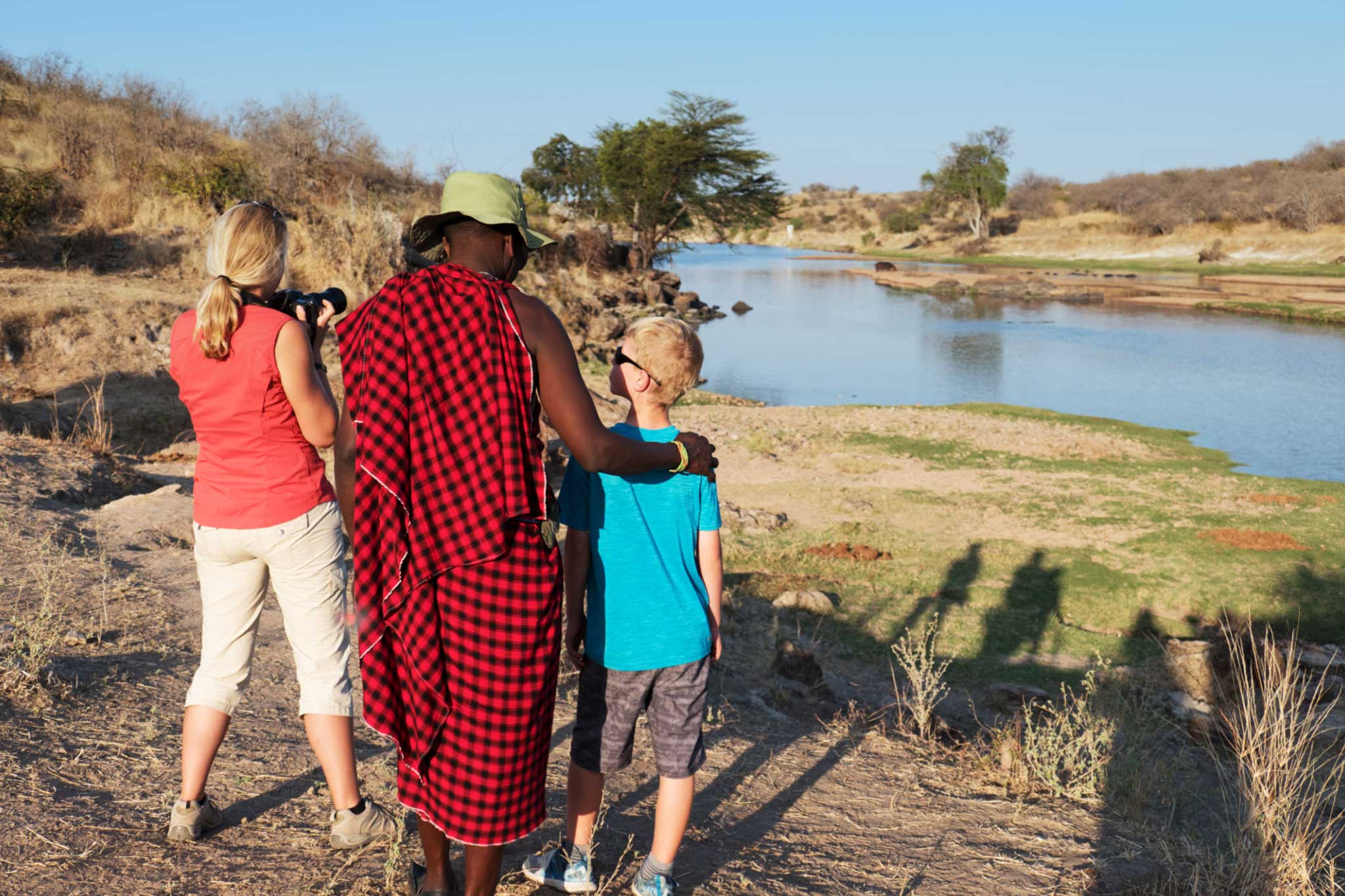 Supervising a child while you are on safari
