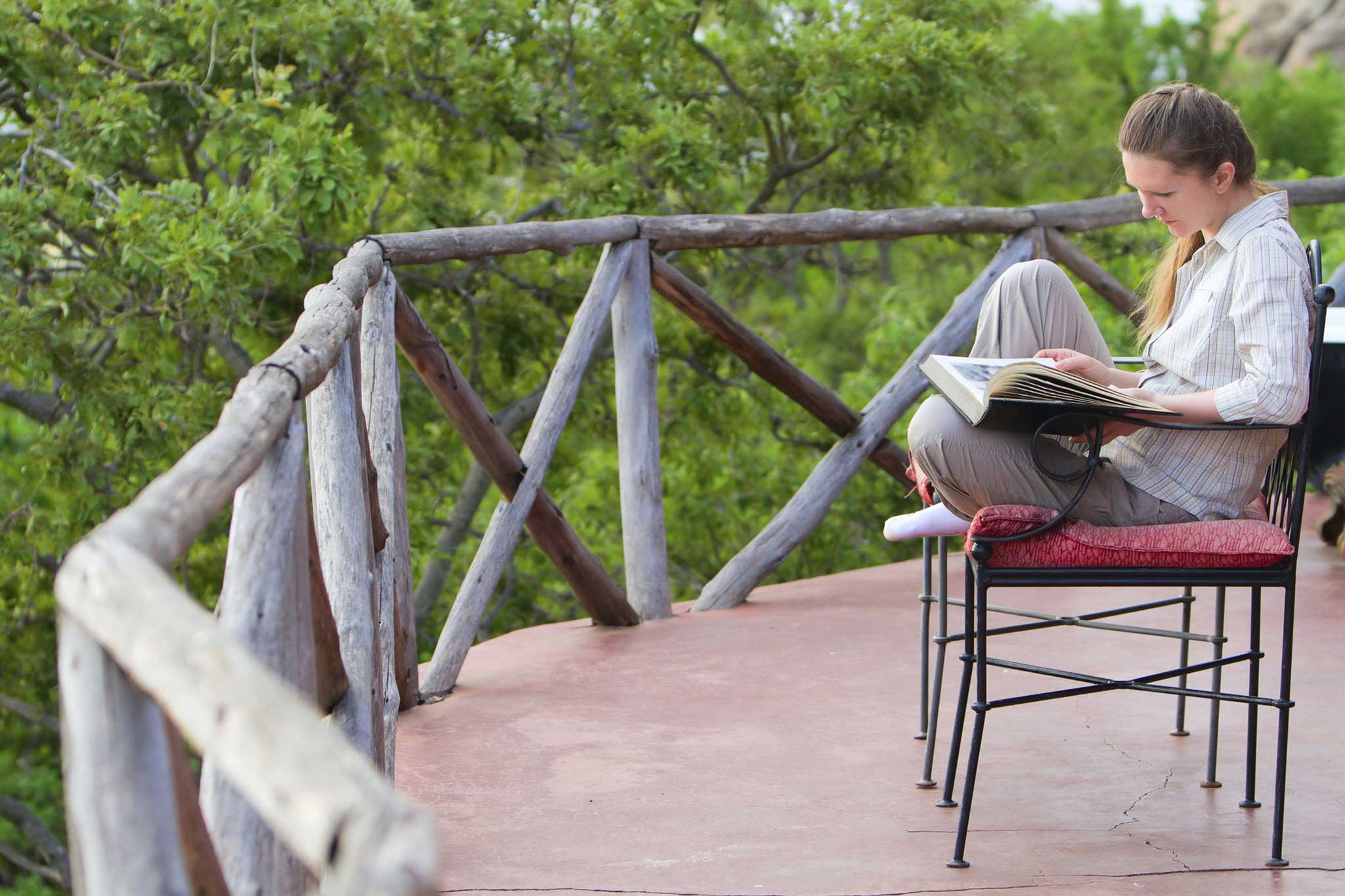Downtime from safari - The family doesn’t have to do all the safari activities