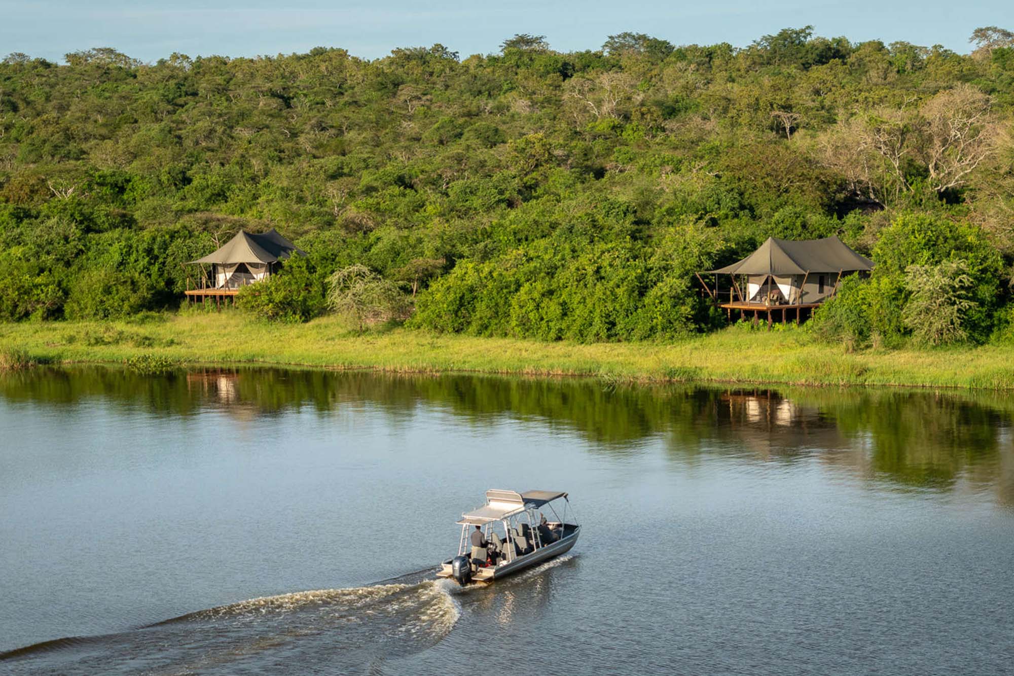 Magashi luxury camp in akagera
