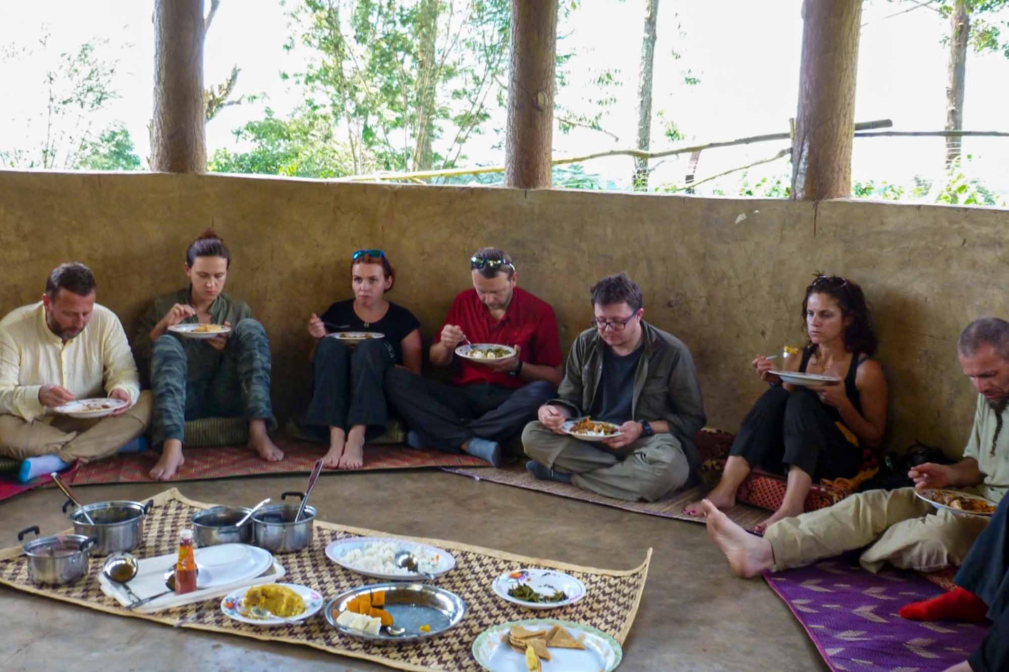 traditional food at Bigodi wetland
