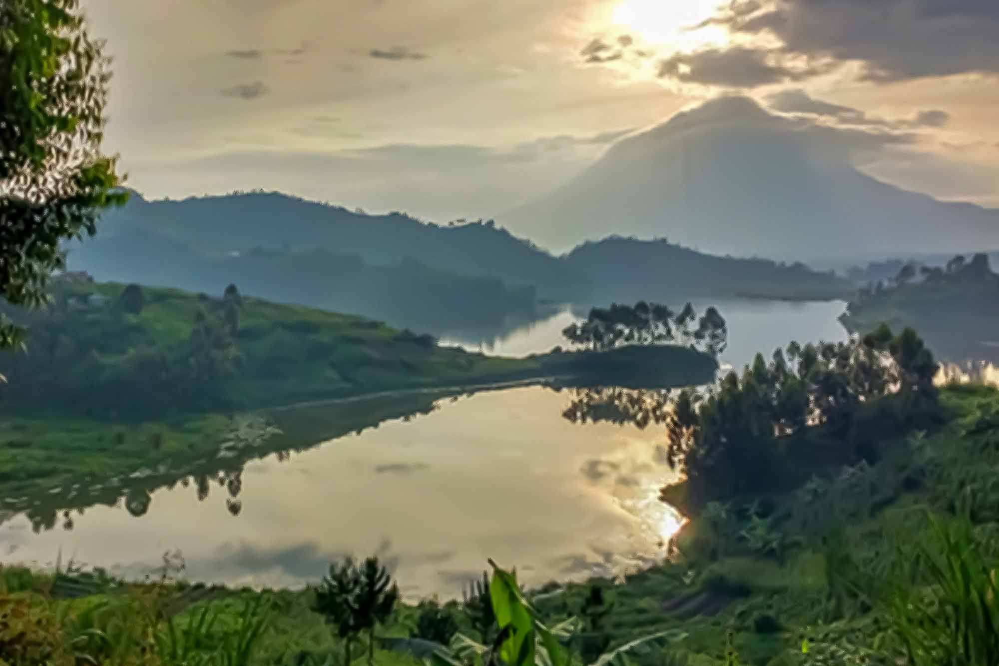 Hiking Mount Muhubura Heights